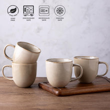 Load image into Gallery viewer, AmorArc 12oz Coffee Mugs, Ceramic Coffee Mugs set of 6 for Man, Woman, Dad, Mom, Modern Coffee Mugs with handle for Latte/Cappuccino/Milk/Cocoa. Dishwasher&Microwave Safe, Cappuccino