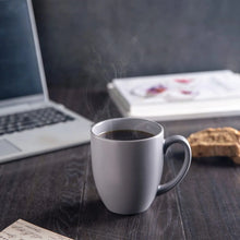 Load image into Gallery viewer, AmorArc 16oz Coffee Mugs Set of 6, Large Ceramic coffee mugs with large Handle for Men Women,16oz Coffee Mugs for Coffee,Tea,Latte,Cocoa. Easy to Hold&Clean, Dishwasher&Microwave Safe, Matte Grey