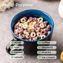 Load image into Gallery viewer, AmorArc 24 oz Soup Mugs with Handles, Jumbo Ceramic Bowls Mugs Set with handles for Coffee Cereal Cappuccino Snacks, Microwave&Dishwasher safe Soup Cups for Meal-Multicolor