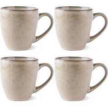 Load image into Gallery viewer, AmorArc Ceramic Coffee Mugs Set of 4, 12oz Stoneware Coffee Mugs Set For Dad Mom Women MEN, Light Weight Ceramic Coffee Cups for Latte/Tea/Beer/Hot Cocoa, Dishwasher & Microwave Safe,Cappuccino