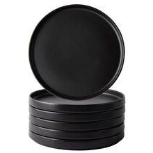 Load image into Gallery viewer, Matte Stoneware Dinner Plates 8.0 Inch Set of 6 - ASP001