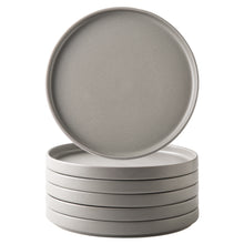 Load image into Gallery viewer, Matte Stoneware Dinner Plates 8.0 Inch Set of 6 - ASP001