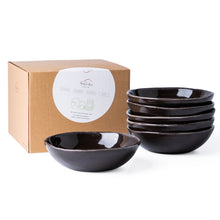 Load image into Gallery viewer, Handmade Stoneware Cereal /Soup /Salad Bowls 24OZ Set of 6 -ACB007