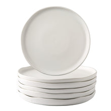 Load image into Gallery viewer, 8.5 Inch Salad Plates Set of 6 with Wavy Rim - ASP005 Microwave, Dishwasher Safe, Scratch Resistant