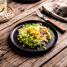 Load image into Gallery viewer, 8.5 Inch Salad Plates Set of 6 with Wavy Rim - ASP005 Microwave, Dishwasher Safe, Scratch Resistant