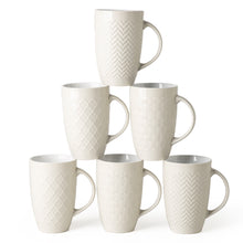 Load image into Gallery viewer, Ceramic Tall Coffee Mugs with Geometric Patterns 20OZ Set of 6 - ACM002