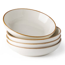 Load image into Gallery viewer, 8.5 inch Ceramic Salad / Pasta Bowls 36OZ Set of 4