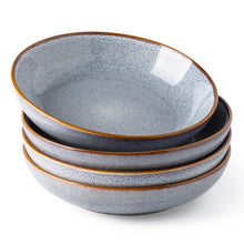 Load image into Gallery viewer, 8.5 inch Ceramic Salad / Pasta Bowls 36OZ Set of 4