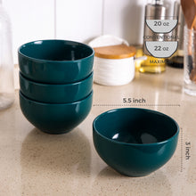 Load image into Gallery viewer, Ceramic Deep Soup / Cereal Bowls 22OZ Set of 4 - ACB003