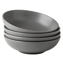 Load image into Gallery viewer, 42OZ Large Ceramic Salad/ Pasta Bowls Set of 4 - LPB003
