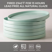 Load image into Gallery viewer, Matte Stoneware Dinner Plates 10.0 Inch Set of 6 - ADP001