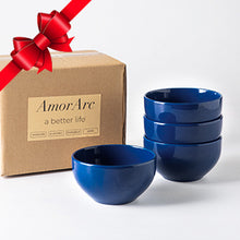 Load image into Gallery viewer, Ceramic Deep Soup / Cereal Bowls 22OZ Set of 4 - ACB003