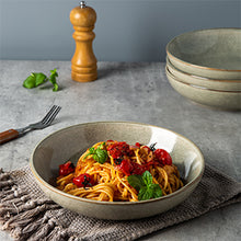 Load image into Gallery viewer, 8.5 inch Stoneware Pasta/ Salad Bowls 36OZ Set of 4 - APB009