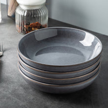 Load image into Gallery viewer, 8.5 inch Stoneware Pasta/ Salad Bowls 36OZ Set of 4 - APB009