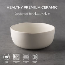 Load image into Gallery viewer, 28oz Speckled Handcrafted Wavy Rim Bowls Set-ACB006