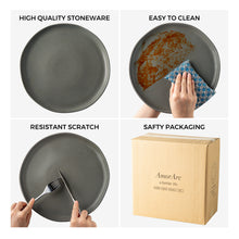 Load image into Gallery viewer, Wavy Rim Dinner Plates 10.5 Inch Set of 6 - ADP005