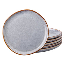 Load image into Gallery viewer, Handmade Reactive Glaze Ceramic Plates 10.5 Inch Set of 6 -ADP007
