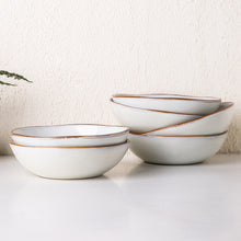 Load image into Gallery viewer, Handmade Stoneware Cereal /Soup /Salad Bowls 24OZ Set of 6 -ACB007