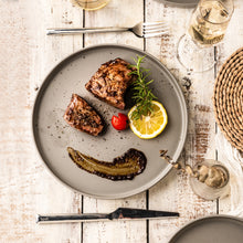 Load image into Gallery viewer, Matte Stoneware Dinner Plates 10.0 Inch Set of 6 - ADP001