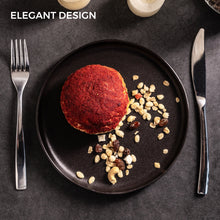 Load image into Gallery viewer, 8.5 Inch Salad Plates Set of 6 with Wavy Rim - ASP005 Microwave, Dishwasher Safe, Scratch Resistant