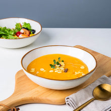 Load image into Gallery viewer, Handmade Stoneware Cereal /Soup /Salad Bowls 24OZ Set of 6 -ACB007