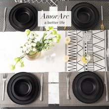 Load image into Gallery viewer, Matte Stoneware Dinner Plates 8.0 Inch Set of 6 - ASP001