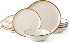 Load image into Gallery viewer, Handmade Reactive Glaze Dinnerware Set for 4 (12pc)