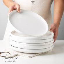 Load image into Gallery viewer, Ceramic Dinner Plates 10.5 Inch Stoneware Set of 6 - ADP003