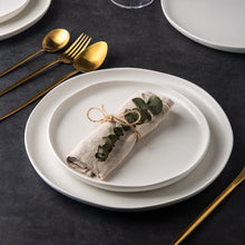 Load image into Gallery viewer, 8.5 Inch Salad Plates Set of 6 with Wavy Rim - ASP005 Microwave, Dishwasher Safe, Scratch Resistant