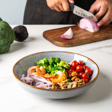 Load image into Gallery viewer, 8.5 inch Ceramic Salad / Pasta Bowls 36OZ Set of 4