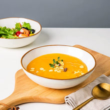 Load image into Gallery viewer, Hand Crafted Stoneware Plates and Bowls Set for 6 (18pcs)