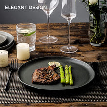 Load image into Gallery viewer, Wavy Rim Stoneware Ceramic Dinnerware Set (16pcs)