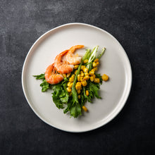 Load image into Gallery viewer, 8.5 Inch Salad Plates Set of 6 with Wavy Rim - ASP005 Microwave, Dishwasher Safe, Scratch Resistant