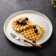 Load image into Gallery viewer, 8.5 Inch Salad Plates Set of 6 with Wavy Rim - ASP005 Microwave, Dishwasher Safe, Scratch Resistant