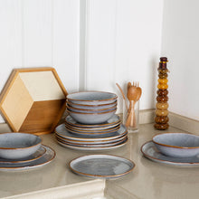 Load image into Gallery viewer, Handmade Reactive Glaze Ceramic Plates 10.5 Inch Set of 6 -ADP007