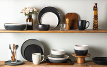 Load image into Gallery viewer, Wavy Rim Large Pasta/Salad Serving Bowls 38OZ Set of 4- APB005