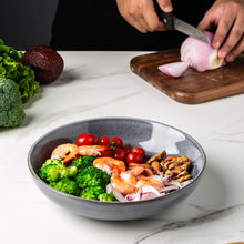 Load image into Gallery viewer, 8.5 inch Stoneware Pasta/ Salad Bowls 36OZ Set of 4 - APB009