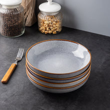 Load image into Gallery viewer, 8.5 inch Ceramic Salad / Pasta Bowls 36OZ Set of 4