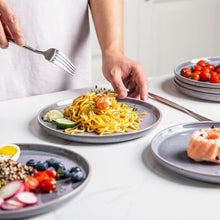 Load image into Gallery viewer, Reactive Glaze Ceramic Plates 10.75 Inch Set of 6 -ADP009