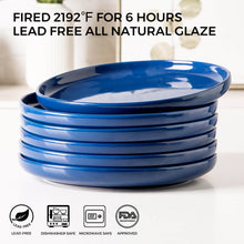 Load image into Gallery viewer, Ceramic Dinner Plates 10.5 Inch Stoneware Set of 6 - ADP003