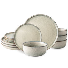 Load image into Gallery viewer, 8.5 inch Stoneware Pasta/ Salad Bowls 36OZ Set of 4 - APB009