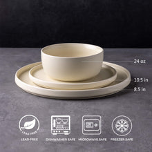 Load image into Gallery viewer, AmorArc Stoneware Dinnerware Sets of 4--ADW502
