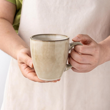 Load image into Gallery viewer, AmorArc Ceramic Coffee Mugs Set of 6, 12oz Stoneware Coffee Mugs Set For Dad Mom Women MEN, Light Weight Ceramic Coffee Cups for Latte/Tea/Beer/Hot Cocoa, Dishwasher &amp; Microwave Safe,Cappuccino
