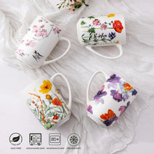 Load image into Gallery viewer, AmorArc Porcelain Tea Mug with Infuser and Lids, 18 Oz Cup Strainer Bag Holder for Loose Leaf Tea, Steeping Coffee Well-wrapped Box House-warming Wedding Birthday Gift, Pink
