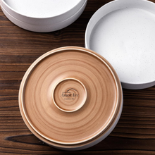 Load image into Gallery viewer, AmorArc 9.0" Large Ceramic Pasta Bowls, 32oz Handmade Speckled Stoneware Pasta Bowls Set of 4, Microwave &amp; Dishwasher Safe Bowls With Terracotta Underside for Fruit Pasta Salad-White
