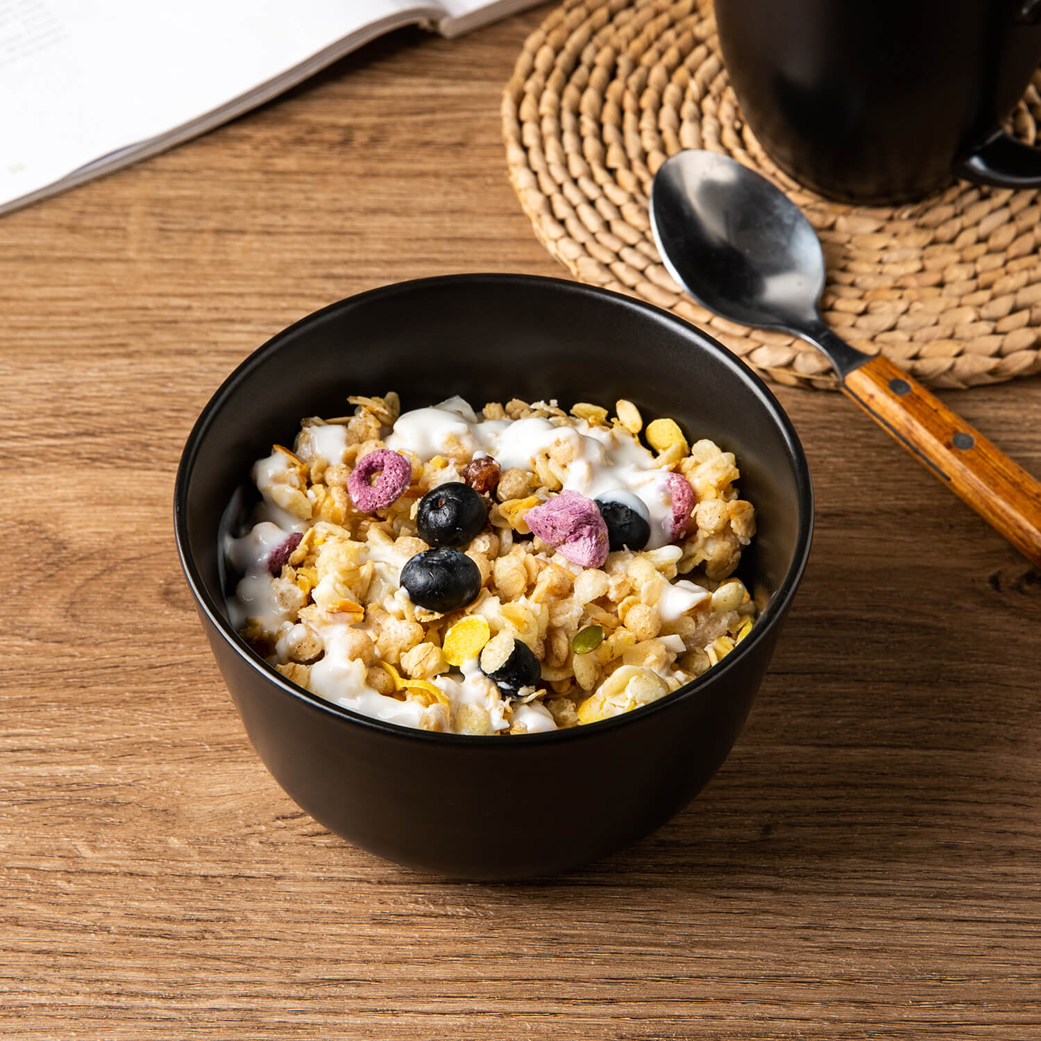 26 OZ Large Ceramic Soup Cereal Bowls Set of 4 – AmorArc