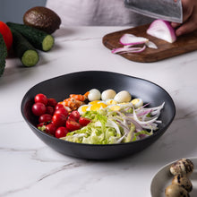 Load image into Gallery viewer, Wavy Rim Large Pasta/Salad Serving Bowls 38OZ Set of 4- APB005
