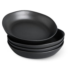 Load image into Gallery viewer, Wavy Rim Large Pasta/Salad Serving Bowls 38OZ Set of 4- APB005
