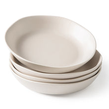 Load image into Gallery viewer, Wavy Rim Large Pasta/Salad Serving Bowls 38OZ Set of 4- APB005
